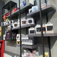 میز و کمد کانتر موبایل به همراه طبقه چوبی فلزی