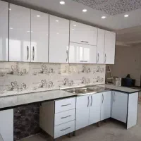 کابینت آشپزخانه ممبران تمام چوب//ارینبH546|مصالح و تجهیزات ساختمان|قم, صفاشهر|دیوار