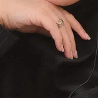 حلقه ازدواج رنگ طلا سفید گمشده