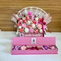 باکس گل شمع برا روز مادر،تولد،نوزاد و یلدا|گل و گیاه طبیعی|تهران, شهرک ولیعصر شمالی|دیوار