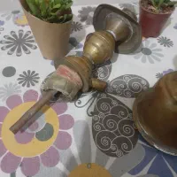 قلیون برنجی عطیقه|کلکسیون اشیاء عتیقه|مشهد, شهید قربانی|دیوار