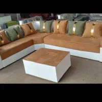 مبل با طراحی و دوخت مقاوم و بادوام مدل ال راحتی