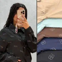 شومیز کراپ نگین کوب زنانه