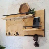 شلف و استند چوبی و رگال