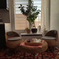 میز و صندلی حصیری|میز و صندلی غذاخوری|جم, |دیوار