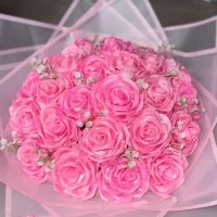 گل روبانی|گل مصنوعی|فیروزآباد (فارس), |دیوار