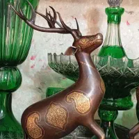 گوزن طلاکوب علامت، ساخت کامران|کلکسیون اشیاء عتیقه|تهران, اکباتان|دیوار