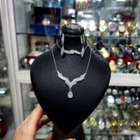 سرویس کامل (نقره)( با انگشتر عیار ۹۲۵)|بدلیجات|کرمانشاه, |دیوار