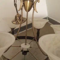 لوستر برنزی و دیوارکوب|لوستر و چراغ آویز|لاهیجان, رجایی|دیوار