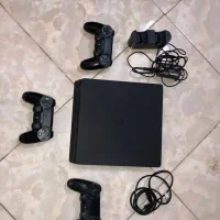 ps4 اسلیم یک ترا اکانتی با شارژر دسته