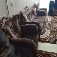 یک دست مبل چوب محکم نه نفره