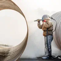 سندبلاست ،رنگ آمیزی