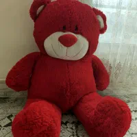 عروسک  خرس بزرگ قرمز،ببر و مورچه