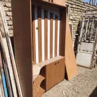 ۱ عدد کمد جالباسی  و ۲ عدد تخت خواب فلزی|تخت و سرویس خواب|مشهد, کشاورز|دیوار