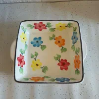 فروش ظرف پذیرایی گلدار سرامیکی