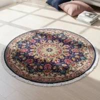 فرش دستبافت به قطر 1 متر