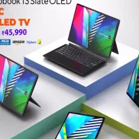 لپ‌تاپ هیبریدی Asus Vivobook Slate تمیز|رایانه همراه|قم, شهرک سازمان آب|دیوار