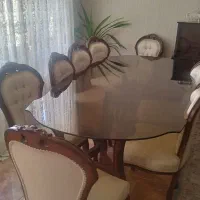 فروش فوری مبلمان و میز نهار خوری9نفره کلاسیک|مبلمان خانگی و میز عسلی|شیراز, ابیوردی|دیوار
