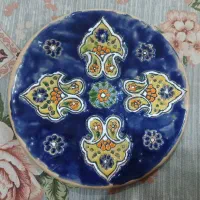 بشقاب مینا کاری