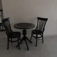 میزدونفره تمام چوب