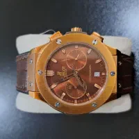 ساعت مچی بند چرم هابلوت اصلی