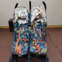 کالسکه دوقلو کوزاتو|کالسکه و لوازم جانبی|قم, شهرک مهدیه|دیوار