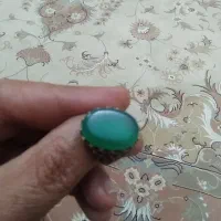 انگشتر عقیق سبز|جواهرات|خرم‌آباد, |دیوار