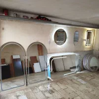 آینه سندبلاست بک لایت