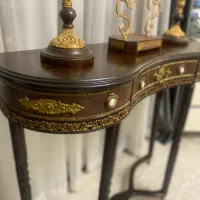 میز کنسول انتیک ساعت شمعدان قدیمی شمعدون عتیقه|کلکسیون اشیاء عتیقه|تهران, حافظیه|دیوار