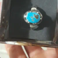 فیروزه نیشابوری رکاب نقره دست ساز|جواهرات|یزد, |دیوار