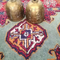 سماور زنگوله برنجی گلدان مسی فلاسک قیچی اصلاح|کلکسیون اشیاء عتیقه|محلات, |دیوار