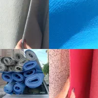 موکت درحدنو/نمایشگاهی/دست دو/زیرکاری/آبی طوسی قرمز