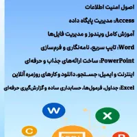 دوره جامع کامپیوتر icdl +مدرک معتبر + معرفی به کار|خدمات آموزشی|شیراز, ملاصدرا|دیوار