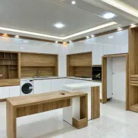 ساخت کابینت آشپزخانه ام دی اف و فلز