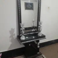 آینه میز و شمعدان
