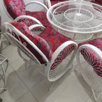 فروش ویژه میز و صندلی باغی مبلمان ویلایی مدل گلبرگ|میز و صندلی غذاخوری|خمینیشهر, |دیوار