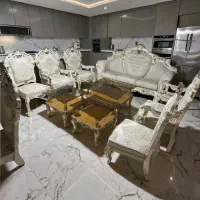 مبل ۹ نفره غذاخوری ۸ نفره تمام چوب نو نو نو