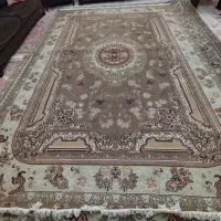 فروش فرش ماشینی گل ابریشم برجسته