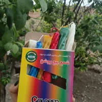 شمع رنگی شش تایی