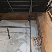 تخت خواب دو نفره به همراه تشک در حد نو|تخت و سرویس خواب|قم, نوبهار|دیوار