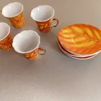 فنجان نعلبکی قهوه خوری آنتیک