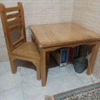 میز و صندلی کودک چوب روس اصل