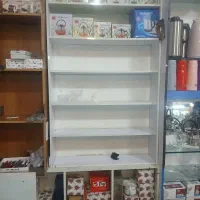 ویترین وطبقات چوبی وام دی اف|کتابخانه، شلف، قفسه‌های دیواری|مشهد, شهرک رازی (شهرک غرب)|دیوار