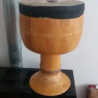 پوست انواع تنبک چوبی وفلزی|سازهای سنتی|گلپایگان, |دیوار