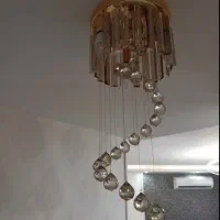 2 عدد لوستر سقفی ریموت دار