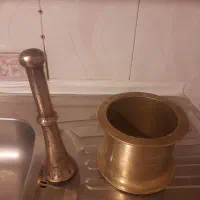 هاونگ برنجی قدیمی با گوشت کوبش وزن ۶ کیلو