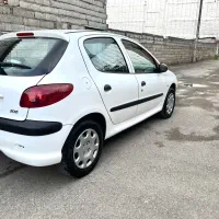 پژو 206سفید|خودرو سواری و وانت|قائم‌شهر, |دیوار