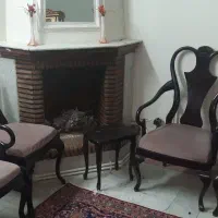 مبل ۸ نفره چوبی تمیز و سالم|مبلمان خانگی و میز عسلی|تهران, تهرانپارس جنوبی|دیوار