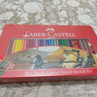 مداد رنگی ۴۸ رنگ Faber-Castell