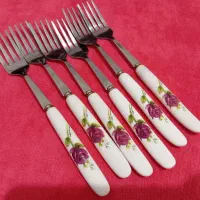 چنگال دسته سرامیکی